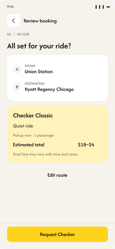 Check before requesting